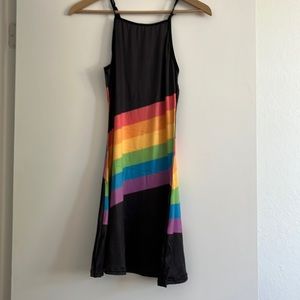 Rainbow dress; great for PRIDE